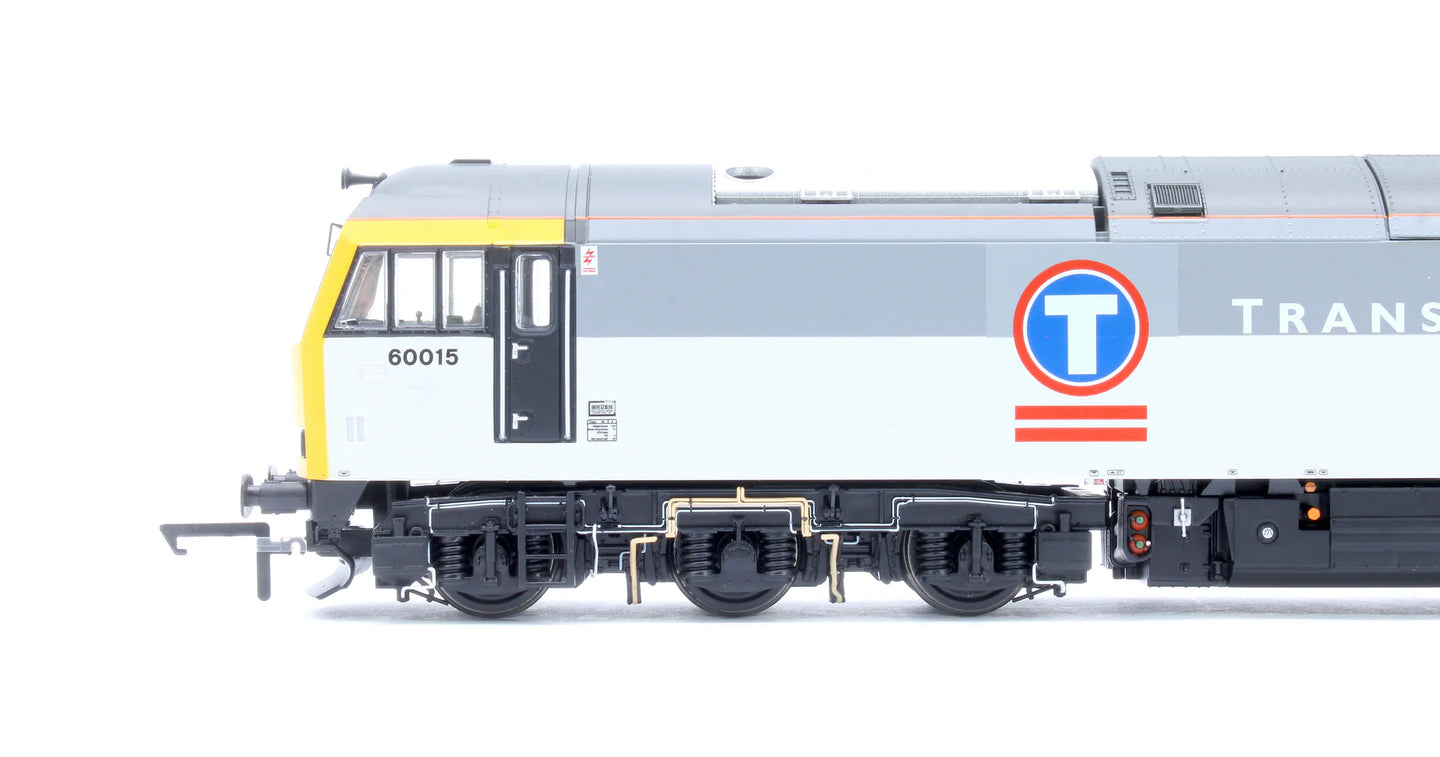 ACC3031 - Class 60 '60015' 'Bow Fell' Transrail Grey Diesel Locomotive (OO)